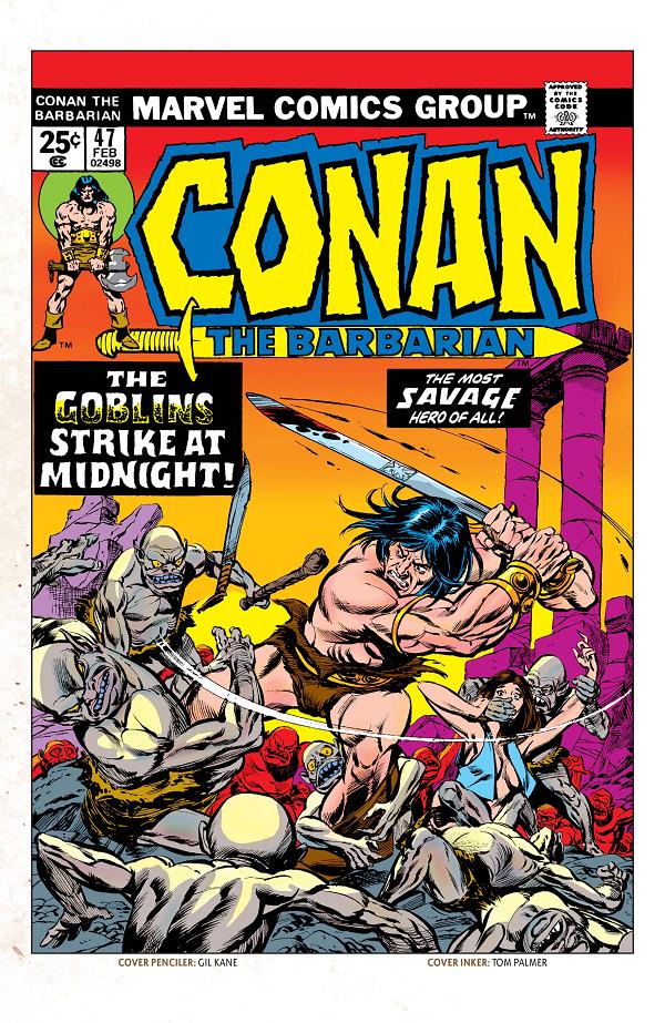 Conan The Barbarian #47  cover