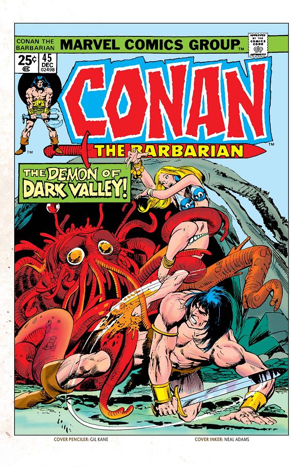 Conan The Barbarian #45  cover