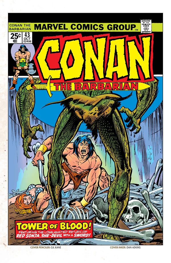 Conan The Barbarian #43  cover