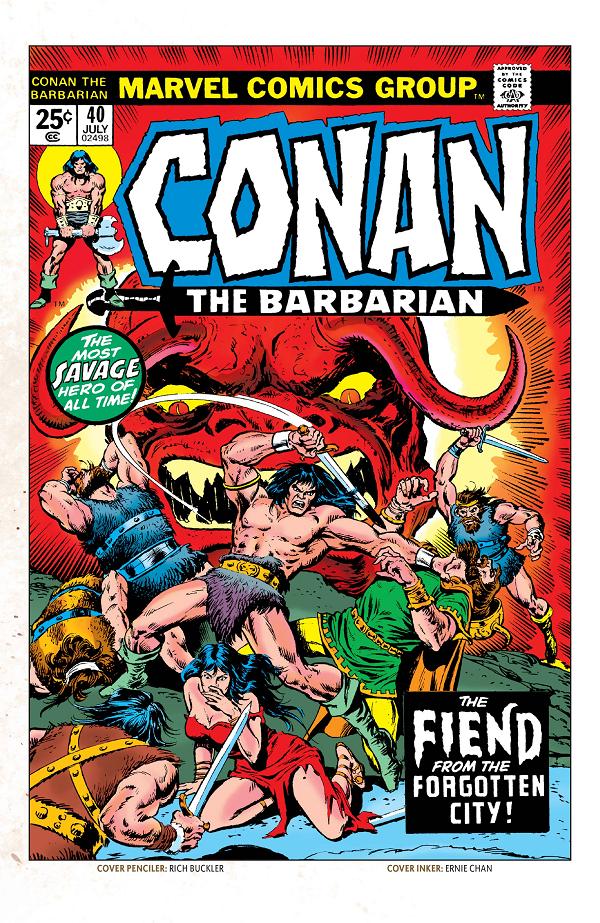 Conan The Barbarian #40  cover
