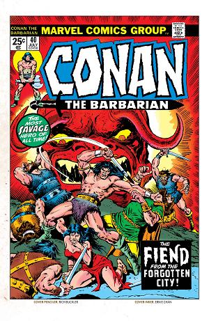 Conan The Barbarian #40 cover