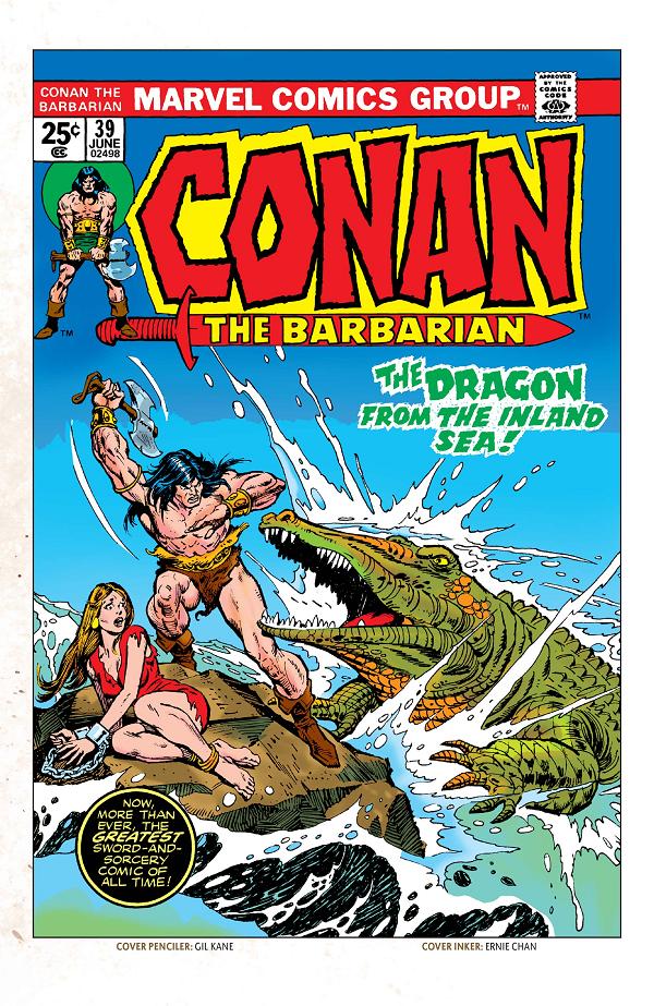 Conan The Barbarian #39  cover