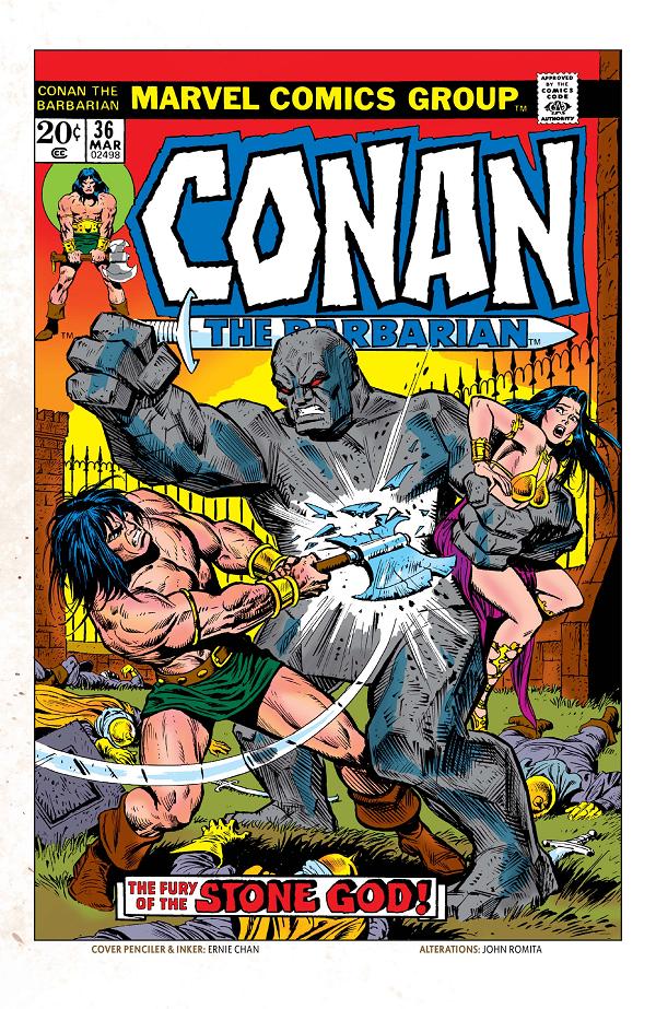 Conan The Barbarian #36 cover
