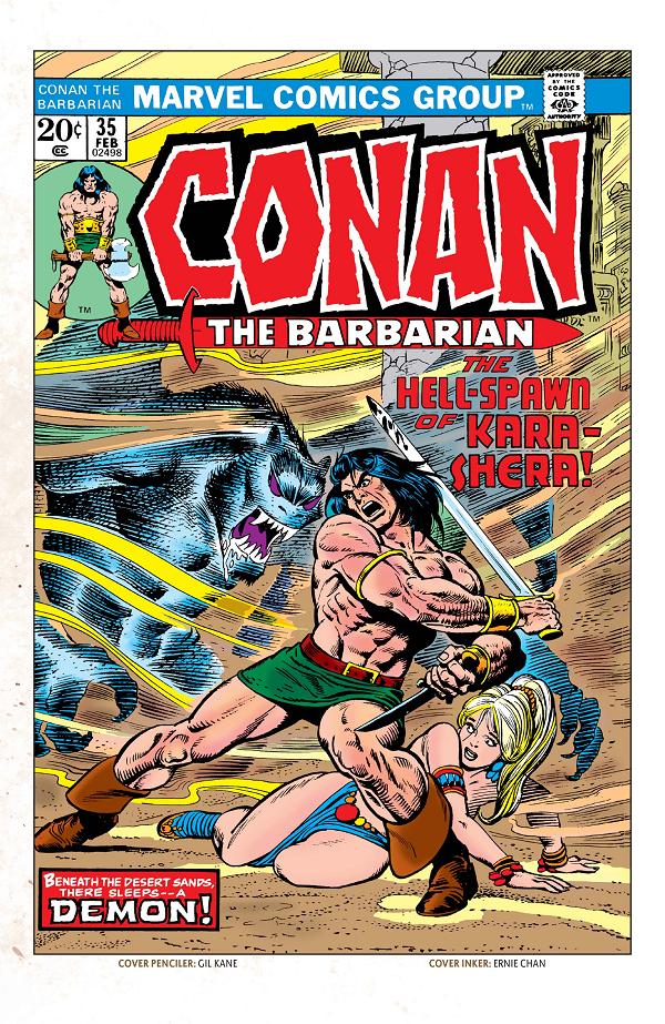 Conan The Barbarian #35  cover