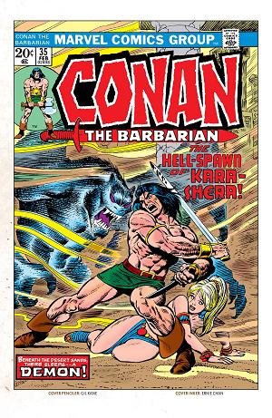 Conan The Barbarian #35 cover