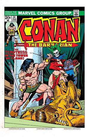 Conan The Barbarian #34 cover