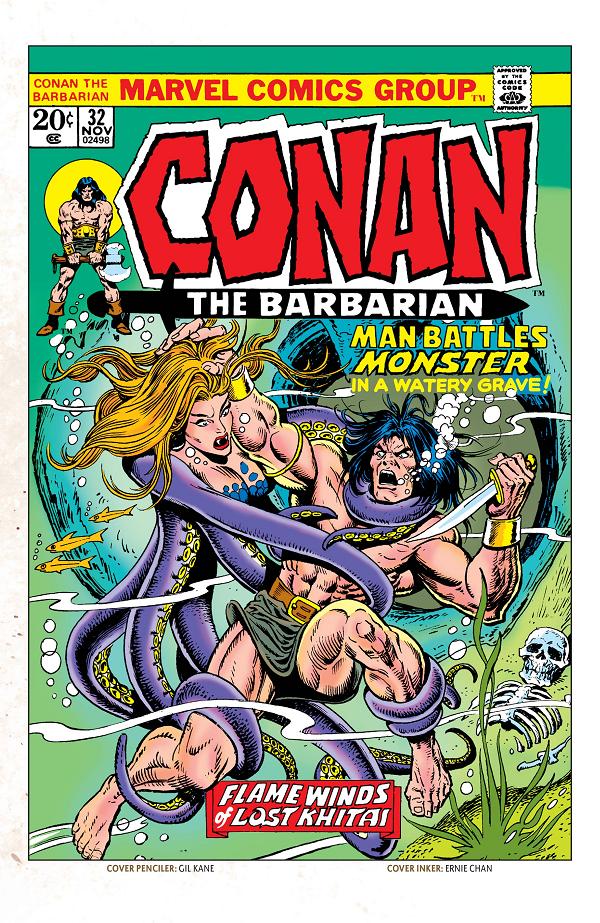 Conan The Barbarian #32 cover
