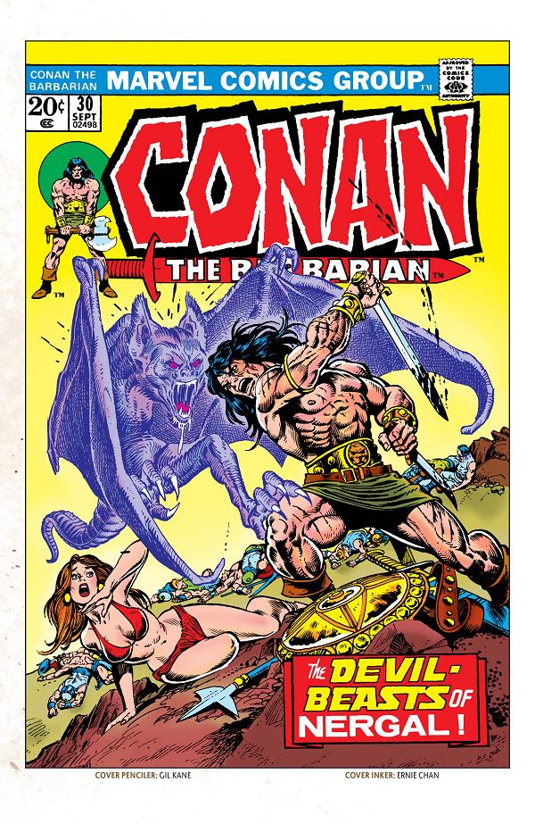 Conan The Barbarian #30  cover