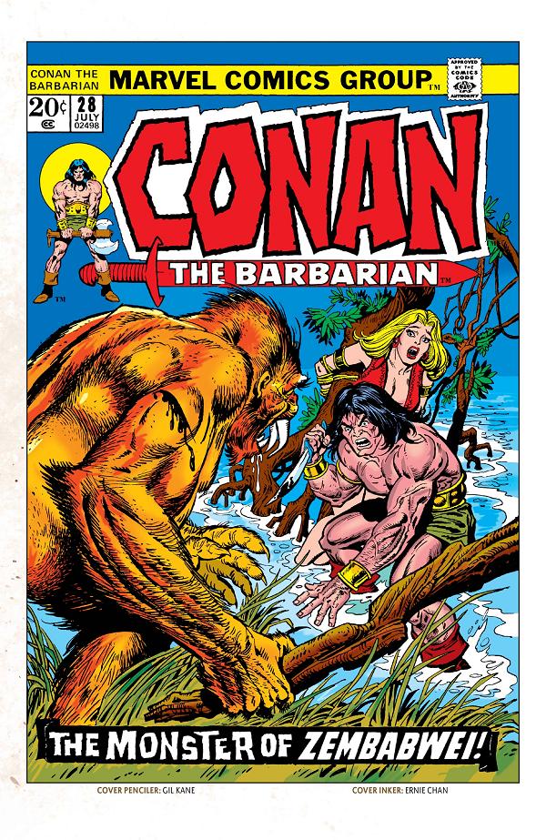 Conan The Barbarian #28  cover