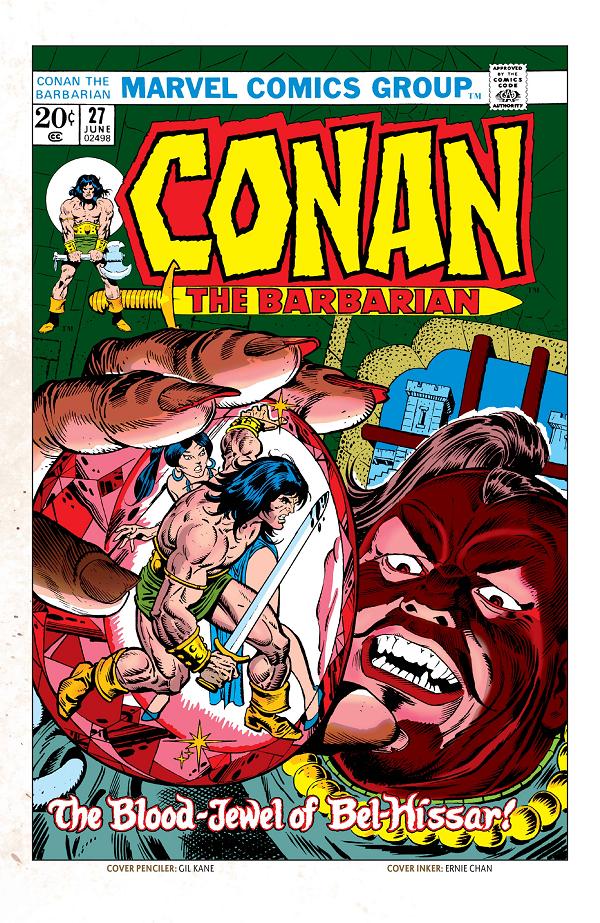 Conan The Barbarian #27  cover