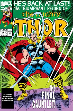 Thor #457 cover