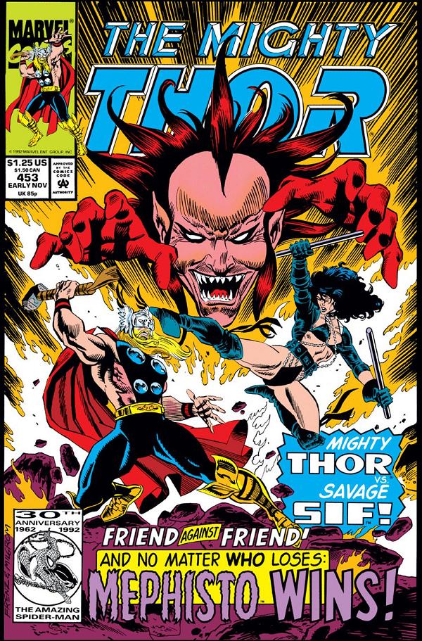 Thor #453  cover