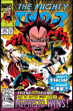Thor #453 cover