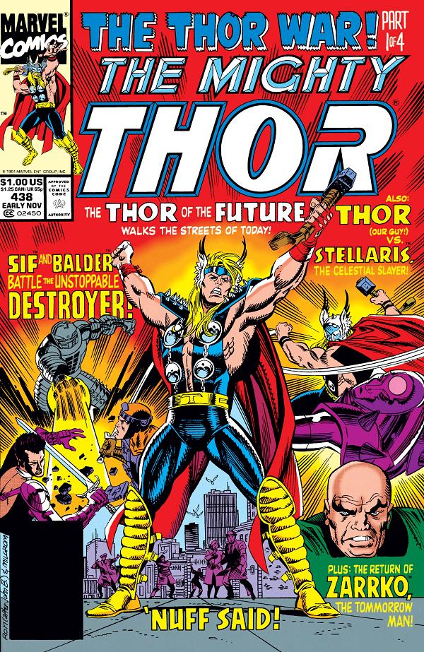 Thor #438  cover
