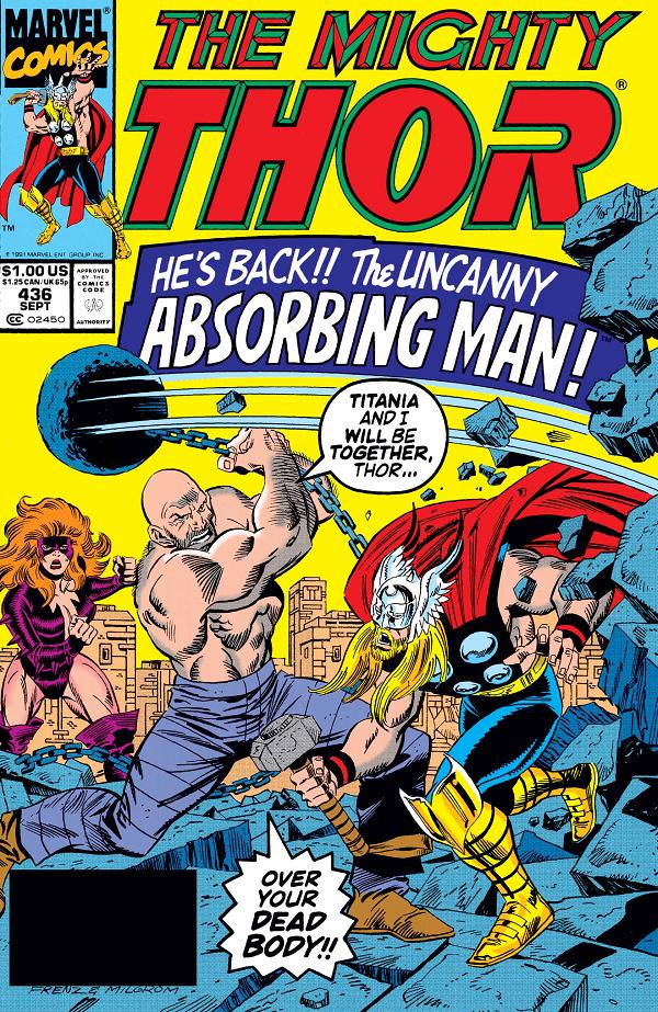 Thor #436  cover