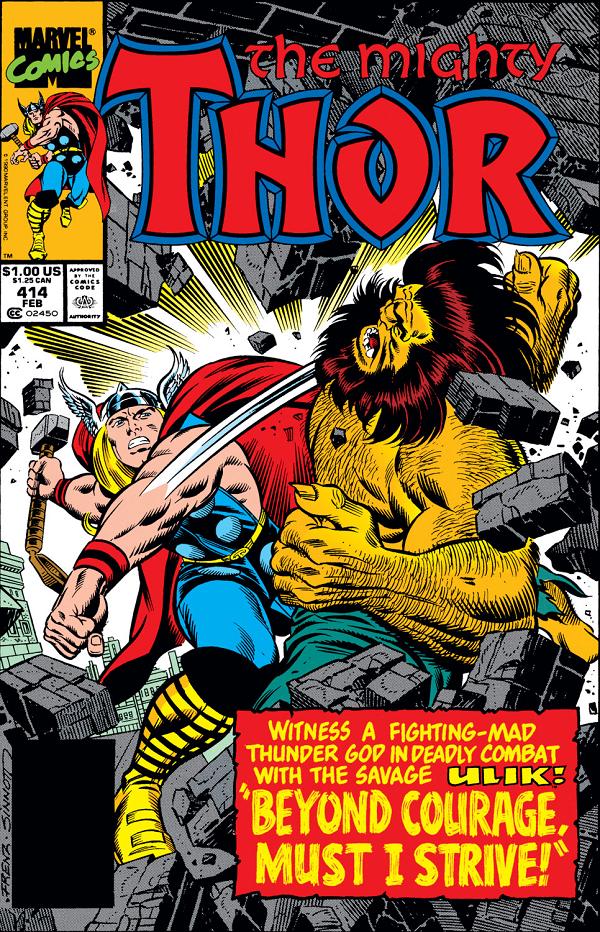 Thor #414  cover