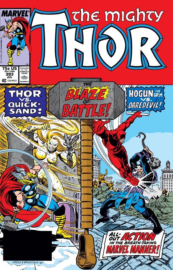 Thor #393  cover
