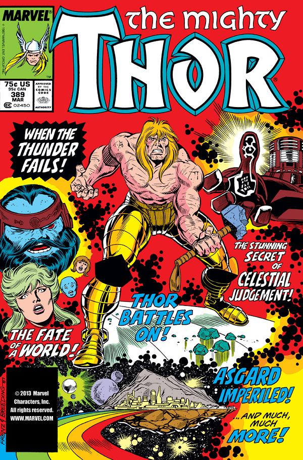Thor #389  cover
