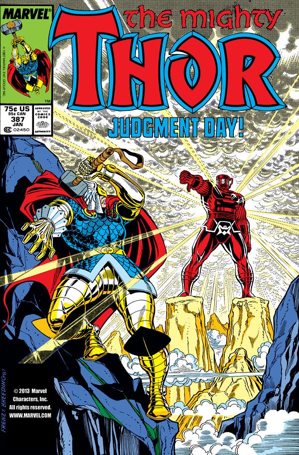 Thor #387  cover