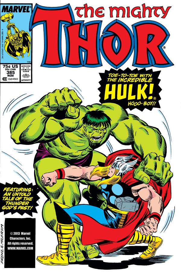 Thor #385  cover