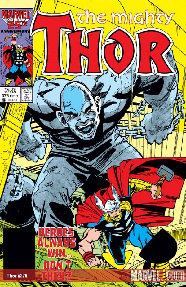 Thor #376  cover