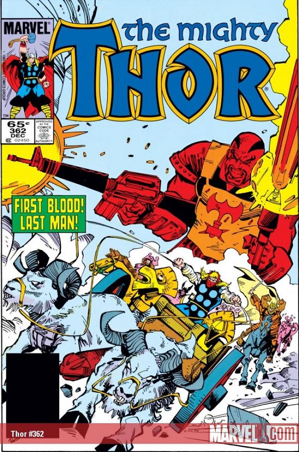 Thor #362  cover