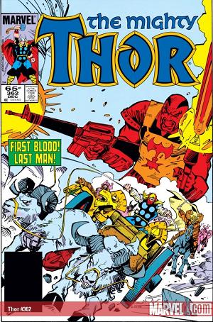 Thor #362 cover