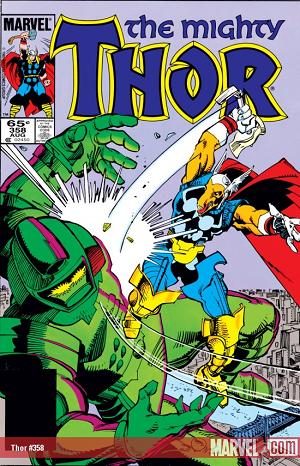 Thor #358  cover