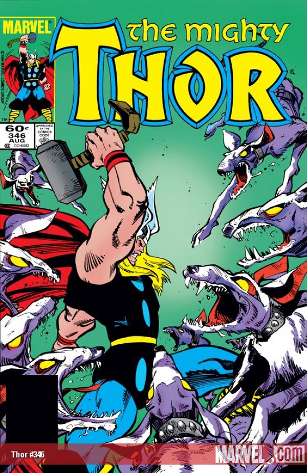 Thor #346  cover