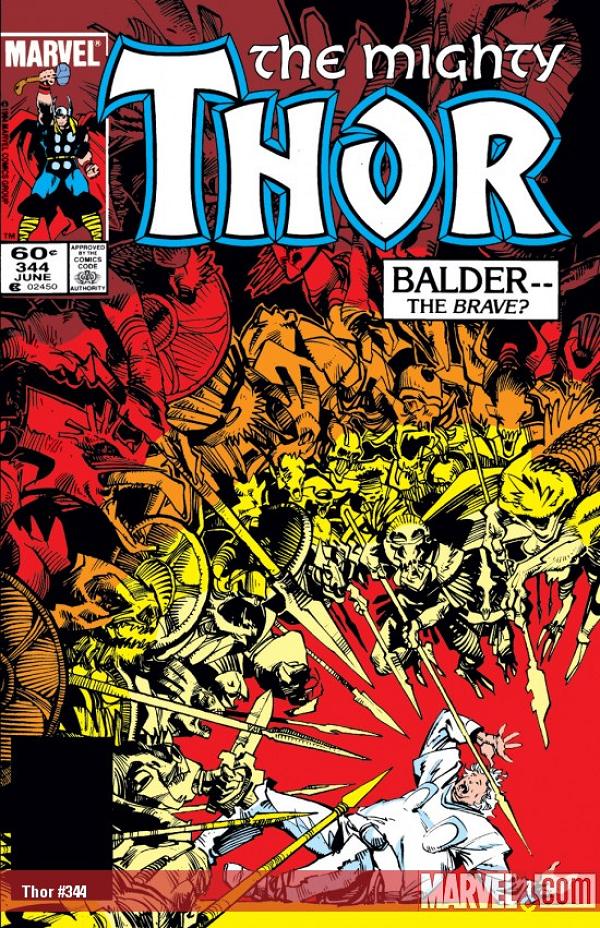 Thor #344  cover