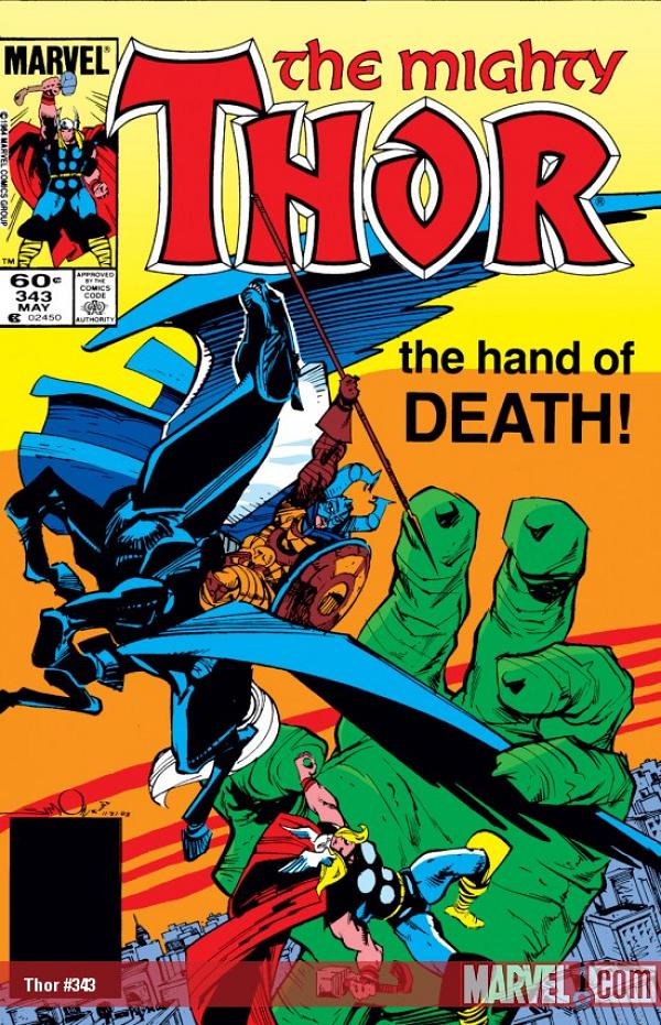 Thor #343  cover