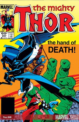 Thor #343 cover