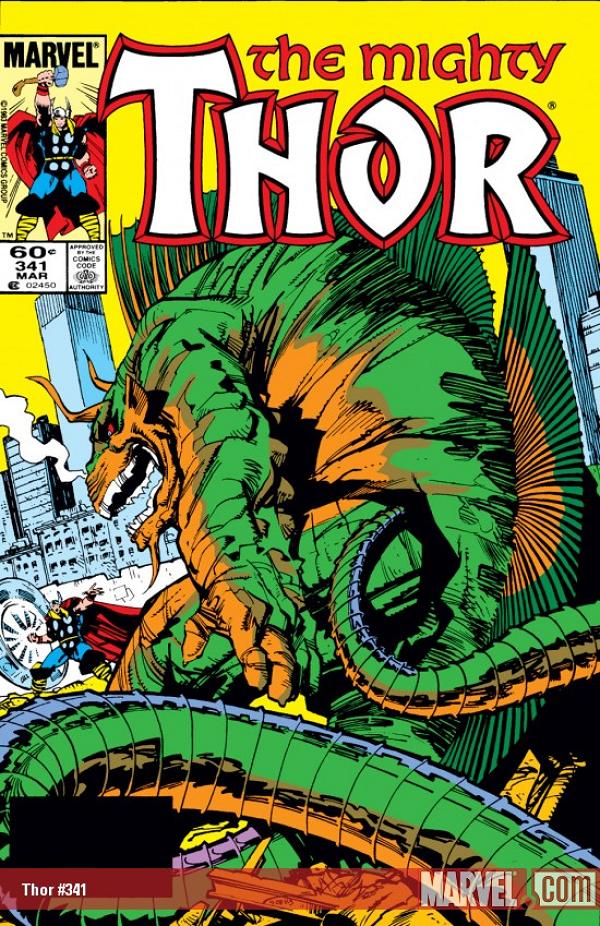 Thor #341  cover