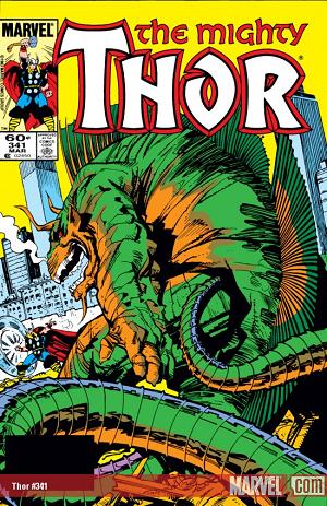 Thor #341 cover