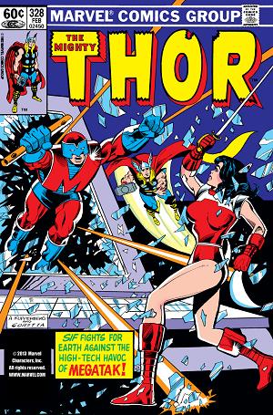 Thor #328 cover