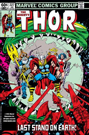 Thor #327 cover