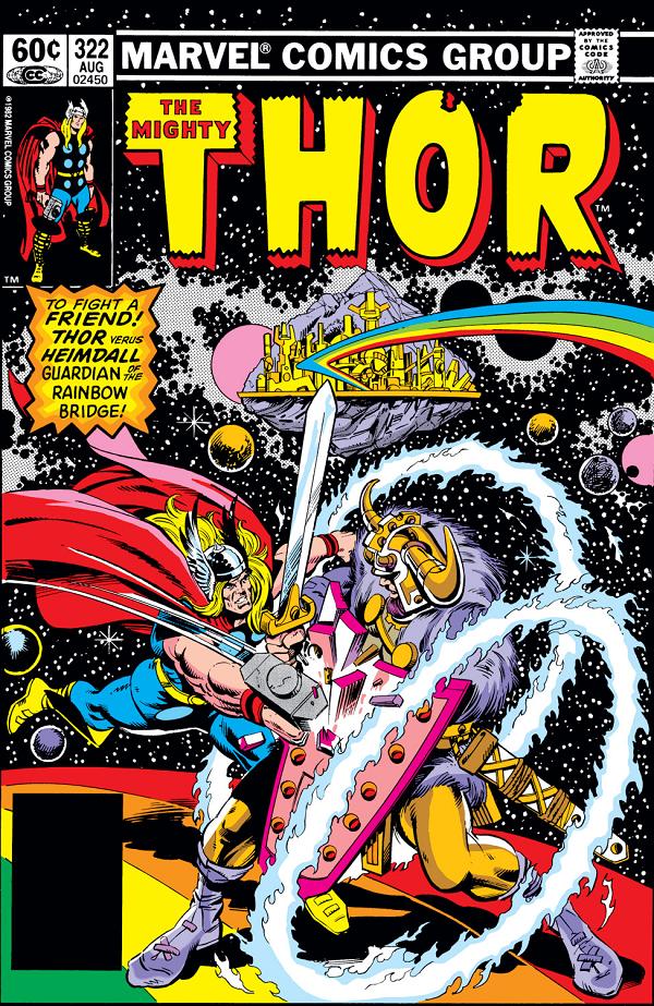 Thor #322  cover