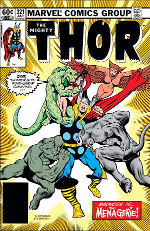Thor #321 cover