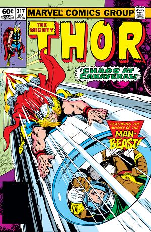 Thor #317 cover
