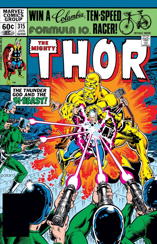 Thor #315  cover