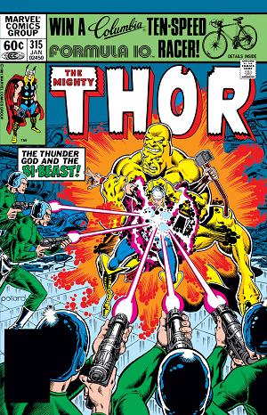Thor #315 cover