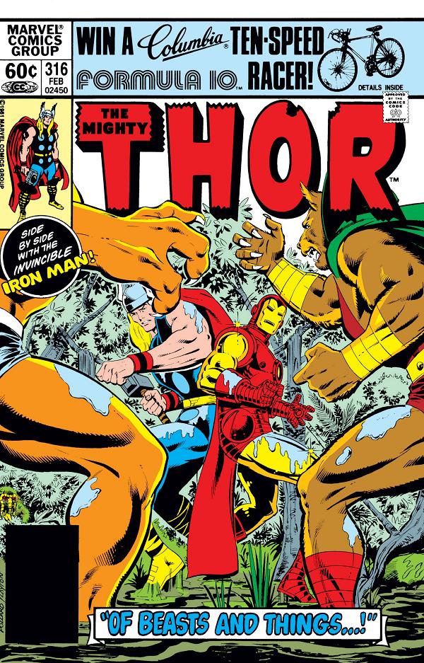 Thor #316  cover