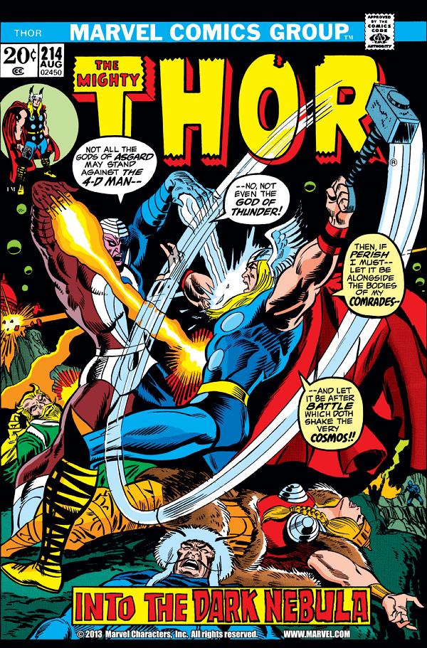 Thor #214  cover
