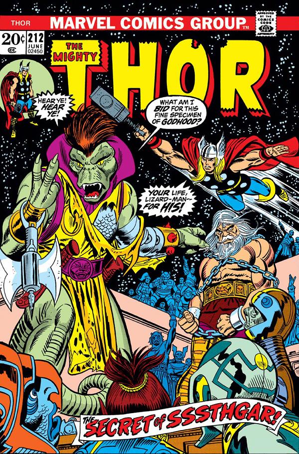 Thor #212  cover