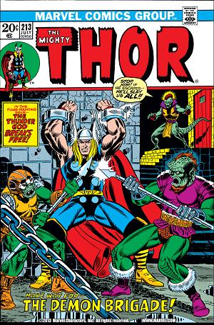 Thor #213 cover