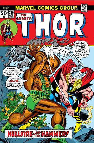 Thor #210 cover