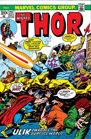 Thor #211 cover