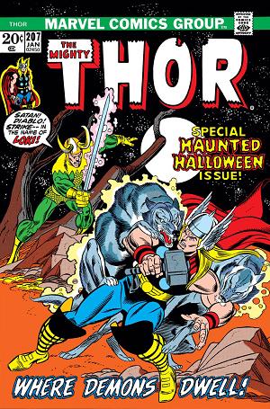 Thor #207 cover