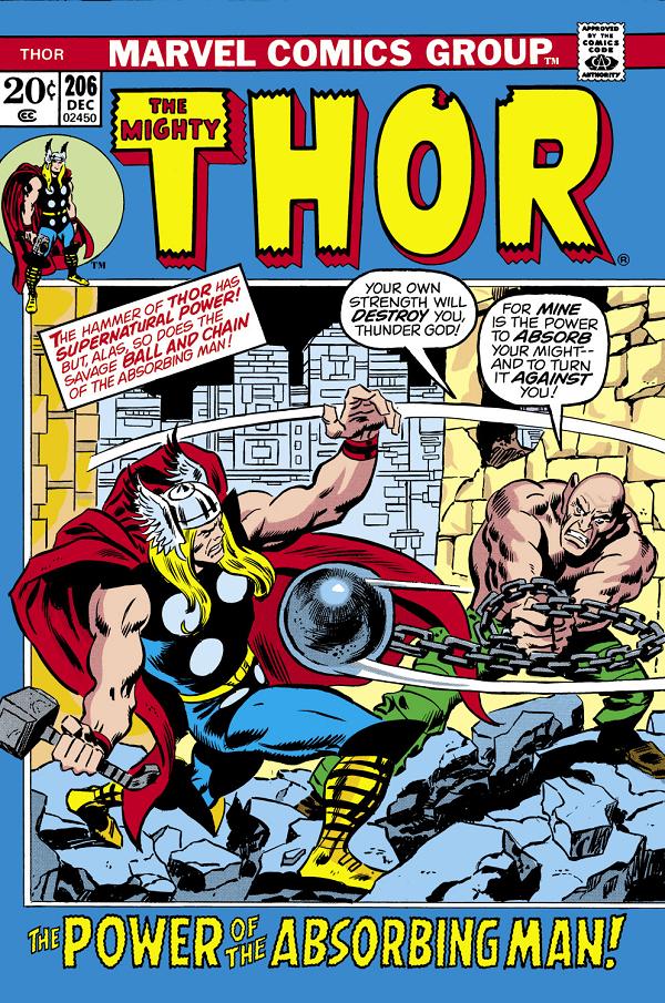 Thor #206  cover