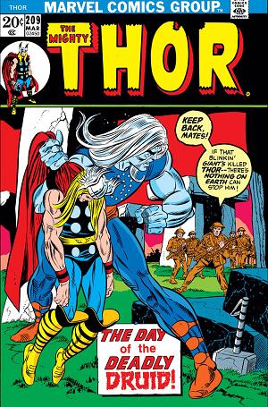 Thor #209 cover